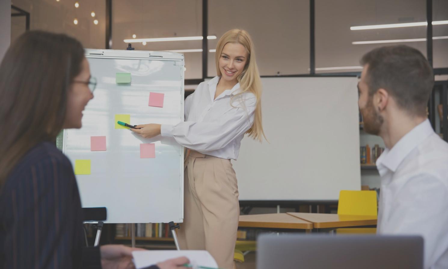 Financial goal setting session with clear objectives